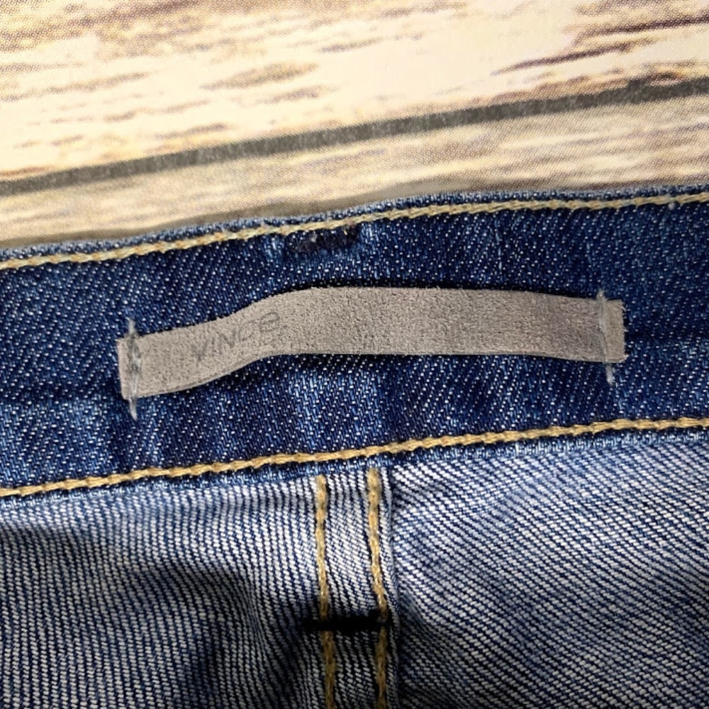 Vince Slim Skinny Leg Medium Wash Denim Jeans - Picture 5 of 6